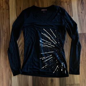 Rock & Roll Cowgirl Sequin Shirt L